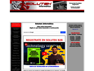 solutekcolombia.com screenshot