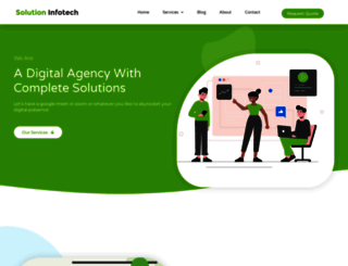 solution-infotech.com screenshot