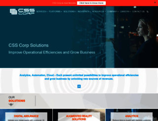 solution.csscorp.com screenshot