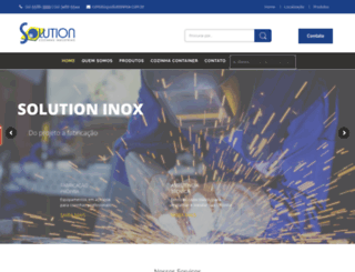 solutioninox.com.br screenshot
