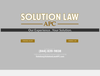 solutionlawapc.com screenshot