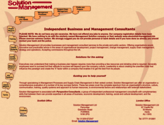 solutionmanagement.com screenshot