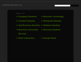 solutionpoint.ca screenshot