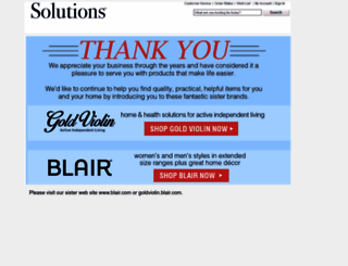 solutions.blair.com screenshot