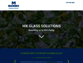 solutions.machinexrecycling.com screenshot