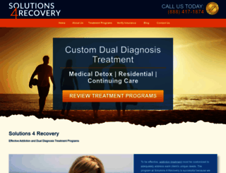 solutions4recovery.com screenshot