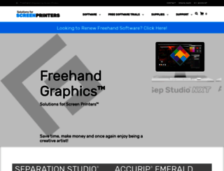 solutionsforscreenprinters.com screenshot