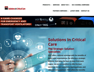 solutionsincriticalcare.com screenshot