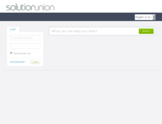 solutionunion.kayako.com screenshot