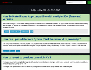 solvedstack.com screenshot