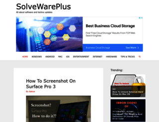 solvewareplus.com screenshot