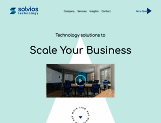 solvios.technology screenshot