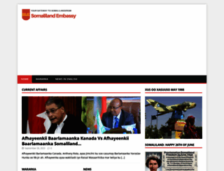 somalilandembassy.com screenshot