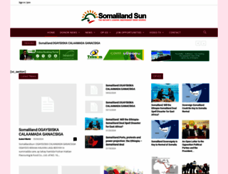 somalilandsun.com screenshot