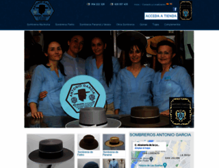 sombrerosgarcia.com screenshot