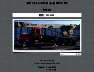 somdcrane.com screenshot
