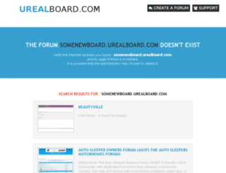somenewboard.urealboard.com screenshot