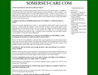 somerset-care.com screenshot