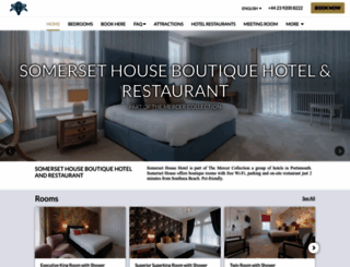 somersethousehotel.co.uk screenshot