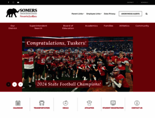 somersschools.org screenshot