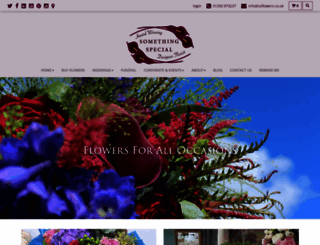 somethingspecialflowers.co.uk screenshot