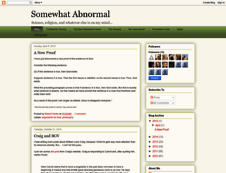somewhatabnormal.blogspot.com screenshot