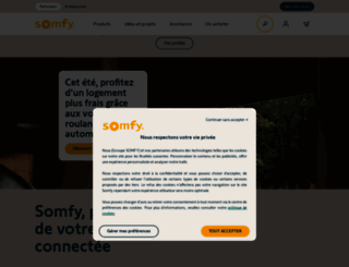 somfy.fr screenshot