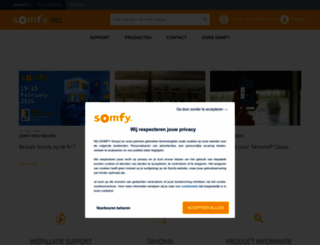somfypro.nl screenshot