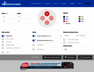 sommenmaker.nl screenshot