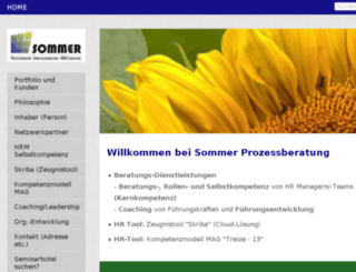 sommer-prozessberatung.ch screenshot