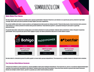 somnulescu.com screenshot