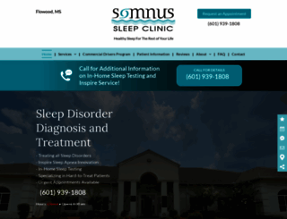 somnussleepclinic.com screenshot