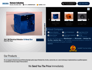 somsonelectricalboxes.com screenshot