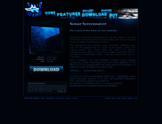 sonarscreensaver.com screenshot
