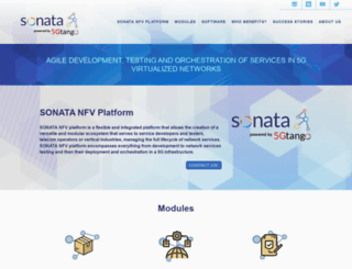 sonata-nfv.eu screenshot