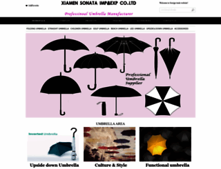 sonata-umbrella.com screenshot