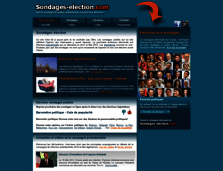 sondages-election.com screenshot