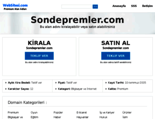 sondepremler.com screenshot