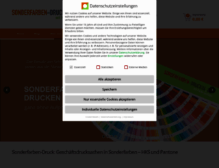 sonderfarben-druck24.de screenshot