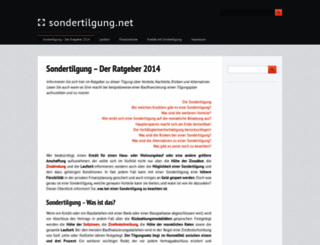 sondertilgung.net screenshot