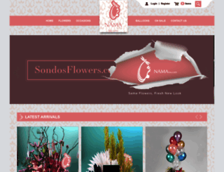 sondosflowers.com screenshot