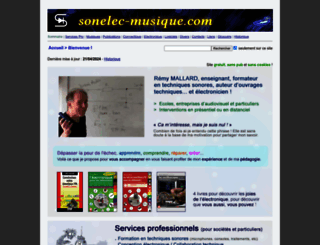 sonelec-musique.com screenshot