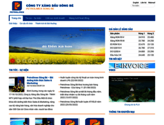 songbe.petrolimex.com.vn screenshot