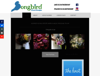 songbirdfloraldesigns.com screenshot