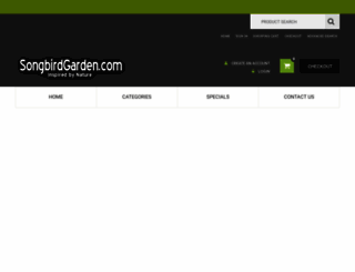 songbirdgarden.com screenshot
