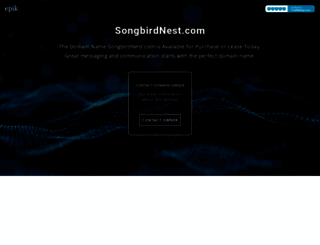 songbirdnest.com screenshot