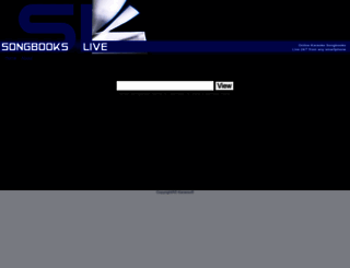 songbookslive.com screenshot