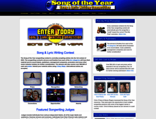 songoftheyear.com screenshot