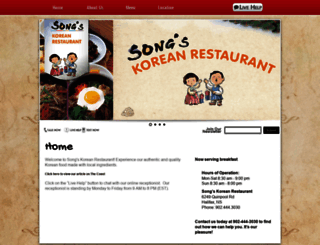 songskoreanrestaurant.com screenshot
