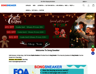 songsneaker.com screenshot